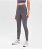 Lu 026 Yoga-Leggings, Damen-Yoga-Outfits, Damen, Sport-Seitentaschen, enge Damenhose, Übungs- und Fitnesskleidung, Mädchen, Yogaworld-Leggings mit Seitentaschen