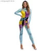 Kostium motywu Sally Christmas Women Sexy Slim kombinezon cosplay cosplay przychodzi Zentai Halloween impreza Bodysuit T231013