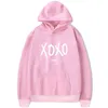Sweats à capuche pour femmes Y2KSomi Somi XOXO sweat-shirt Kpop Hip-Hop avec velours automne hiver vêtements pour femmes