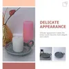 Candle Holders Ceramic Holder Display Stand Household Tray Retro Plate Delicate Dish Storage Aroma Tapered Candles