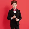 Costumes Garçons noir 007 Costume de mariage enfants formel Blazer ensemble de vêtements Gentleman enfants jour Graduation Chorus Performance robe Costume 231012