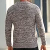 Mäns jackor Mens tröja Cardigans Autumn and Winter Thin Mixed Knit långärmad kappa Chaquetas Hombre