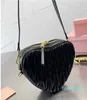 love designer bags women heart mim Cross Body chain purse cute evening bags Leather Diagonal Strap luxurys