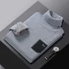 Männer Pullover Top Grade Mode Marke Kaschmir Pullover Männer Weiche Warme Winter Pullover Herren Hübscher Rollkragen Dicke Pull Homme 231012