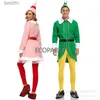 Thème Costume Anime Cosplay Elfe Vert Venez Noël Père Noël Rose Costume Cosplay Tenue De Noël Carnaval Fantaisie Robe De Fête Nouvel An L231013