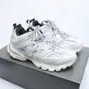 Track 3 3.0 Designer marque de luxe hommes femmes chaussures décontractées Triple blanc noir baskets Tess. Baskets à plateforme imprimées en cuir Gomma Trainer Nylon