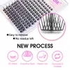 False Eyelashes YUANZHIJIE 12Lines 144 Clusters DIY Eyelash Extension Natural Soft C D Curl CoMango Mega Volume Premade Fans Segmented Lashes 231012