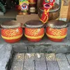 Palco desgaste chinês foshan leão tambores cosplay dança tambor wusuh kungfu grande festa prop