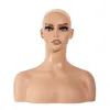 USA Lager Freies Schiff Weibliche Schaufensterpuppen Kopf neues Make-up Modell Kopf Haar Displayer für Perücke Hut Schal