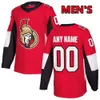 Maillots de hockey personnalisés Ottawa''senators''mens 7 Brady Tkachuk 45 Parker Kelly 9 Josh Norris 57 Shane Pinto 85 Jake Sanderson 33 Cam Talbot 16 Austin Watson 2 Artem Zub