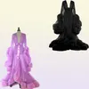 Undergarments Sleepwear Perspective style bridal nightgown robes transparent tulle lady wraps jackets wedding accessories tulle5266741