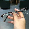 Herrglasögonvarumärke Retro Casual Frames kan utrustas med examen Myopia Glasögon