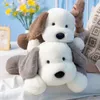 Pluszowe lalki 30 cm cięcie leżące zabawki dla psa Pillow Pchana zwierząt komfort miękki dzieci urodzinowy prezent urodzinowy