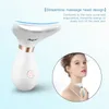 Face Massager CkeyiN EMS V Face Simming Belt Chin Cheek Lifting Massager LED Pon Wrinkle Remover Anti Age Double Chin Removal Neck Slimmer 231012