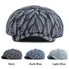 Berets England sboy Cap Male Gatsby Octagonal Hat Men Spring Autumn Beret Hat Women Flat Peaked Cap Denim Washed Visor Driver Beret 231013