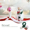 Kattdräkter dekorera dekorativ husdjur halsduk jul hund andas kläder stickning presentförsörjning