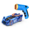 Elettrico RC Auto RC Stunt Laser a infrarossi Tracking Parete Soffitto Arrampicata Veicolo Giocattoli per bambini Telecomando Segui la luce Regali ragazzi 231013