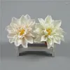 Fiori decorativi 5 pezzi 8 cm 10 colori seta epiphyllum teste artificiali bouquet da sposa fai da te copricapo fiore decorazione di nozze puntelli