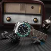 Gloednieuw Designer heren luxe horloge GMT _Master Sprite ring zwarte wijzerplaat 41 mm roestvrij staal 904 L ronde tijdmarkering lichtgevend volautomatisch mechanisch horloge