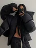 Frauen Trenchcoats Frau Herbst Winter Warme Baumwolle Schwarz Parkas High Street 2023 Weibliche Schal Kragen Verdicken Daunenjacke Steppmantel