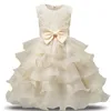 Платья для девочек, детское роскошное праздничное вечернее платье на свадьбу, день рождения, детские рождественские церемонии, кружевная пачка с цветком 231013