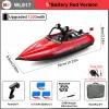 Wltoys XKS WL917 Mini RC bateau 2.4G course Jet d'eau propulseur bateau électrique Radio télécommande hors-bord cadeau jouet pour enfants