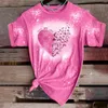 Men's T Shirts Breast Cancer Awareness October We Wear Tops Crew Neck Printed Loose