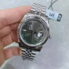 Wimbledon-Zifferblatt, Datejust, glatte Lünette, 41 mm, 126333, 126334, automatische mechanische Armbanduhren, Jubilee-Armband, Saphir-Uhrwerk, Herrenuhren T56