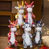 Anime Gevulde Pluche Dieren Speelgoed Schattig Nieuw Gedrukt Jaar van de Draak Mascotte Pop Kinderspeelkameraadje Woondecoratie Jongens Meisjes Verjaardag Kerstmis 5 Stijl 28 cm DHL