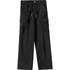 Spodnie damskie spodnie Capris Pants Pants High talia Koreańska odzież modowa dla kobiet trendy streetwear jesienne spodnie damskie Ładunek dla kobiet szeroki 231012