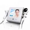 Aspirateur RF multifonctionnel 2 poignées Lifting du visage Réduire les lignes fines des yeux Cercle foncé Rides Salon de beauté 2 en 1 Centre de soins de la peau à usage domestique