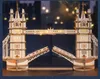 3D Wooden Puzzle Game Big Ben Tower Bridge Pagoda Building Model Toys For Children Kids Birthday Gift