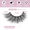 Ciglia finte 14 pezzi Eey Lashes 3D Visone Naturale Drammatico Cils finte Trucco Estensione ciglia finte all'ingrosso 231012