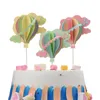 Bakeware Tools 4 PCS Airplane Decor Ballon Cake Decoration Party Topper tredimensionell baby