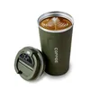 Tazze Display portatile Tazza da caffè digitale Tazze per acqua fredda termica in acciaio inossidabile Bicchieri Thermos da viaggio sottovuoto Tazza 231013