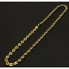 Stainless Steel Coffee Bean Chain Gold Silver Color Plated Necklace And Bracelets Jewelry Set Street Style 22 wmtDny whole20194G