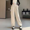 Spodnie damskie spodnie Capris Pants Pants High talia Koreańska odzież modowa dla kobiet trendy streetwear jesienne spodnie damskie Ładunek dla kobiet szeroki 231012