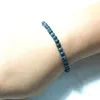 MG0115 Whole Natural Azurite Bracelet 4 mm Mini Gemstone Bracelet Women's Energy Yoga Mala Jewelry Spiritual Balance Beads313T