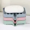 Bathroom Draining Soap Dish Wheat Straw PP Drainage Soap Box Storage Boxes Kitchen Tub Sponge Cup Rack Soaps Drain Holder TH1130