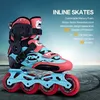 Inline Roller Skates Carbon fiber diagonal pull speed roller 4 flash Pu wheel inline sports shoes Skateboarding 231012