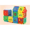 Sortowanie, gniazdowanie zabawek 50pcs/bloków budulcowych Baby Paradise House Paszy City DIY Figure Figures Educati otdkj