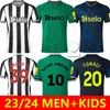 23 24 Tonali Bruno G. Soccer Jerseys Isak Accueil Wilson Joelinton Trippier Almiron Gordon Ashby 2023 2024 Chemise de football Maximin Hommes Kit Uniformes