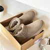 Australien kvinnor boot designer stövlar uggsboot tasman tofflor tazz snö boot senap frö klassisk ultra mini plattform stövlar mocka shearling män vinterskor