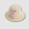 Chapeaux bébé filles chapeau de pêcheur enfant en bas âge enfants dessin animé automne et hiver tricoté parasol infantile enfants en gros