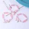 Women's Fashion Jewelry Bohemian Elastic Handmade Bracelet, Cute and Original Design, Star Moon Crystal Beaded Bracelet Wholesale