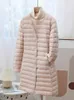 Piumino da donna SEDUTMO Cappotto invernale ultra leggero e sottile da donna Primavera Piumino trapuntato basic lungo e sottile caldo ED1957 231012