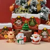 Creatieve hars kerstversiering ornamenten thuis kinderkamer desktop kleine kerstman kerstcadeau