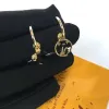 Diseñador 4/Trébol de cuatro hojas Collares pendientes Cadena de diseñador Concha de oro de 18 quilates para niña Boda Día de la madre Joyería de moda Regalo de mujer