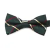 Bow Ties Multiple Styles Mens Bowtie Striped Floral Dot Fashion Classic Bow Tie Bule Red Green Printed Formal Party Dinner Suit Gift 231012