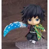 Mascot Costumes 10cm Anime Figure Q Versiontomioka Giyuu Movable Demon Slayer Model Dolls Toy Gift Collect Boxed Ornaments Pvc Material